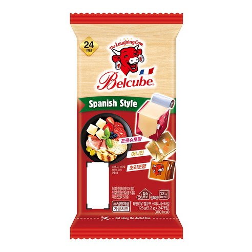 래핑카우 벨큐브 24큐브 125g 스패니시