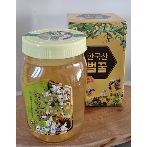 양양꿀단지농원 프리미엄(검사필) 천연 아카시아꿀/아카시아+야생화 선물 세트, 1개, 1.2kg