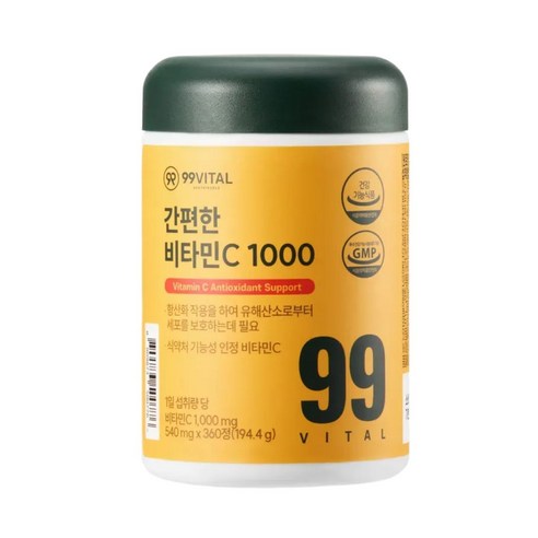 99바이탈 간편한 비타민C 1000, 1개, 360정