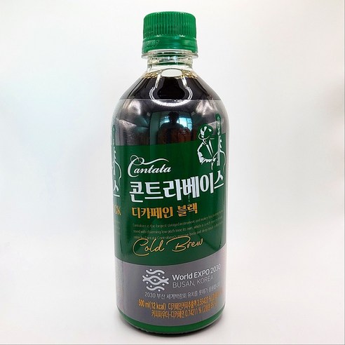 칸타타 콘트라베이스 디카페인 블랙 500ml, 500ml, 12개