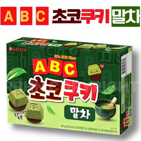 롯데 ABC 초코쿠키 말차, 1개, 신상 간식
