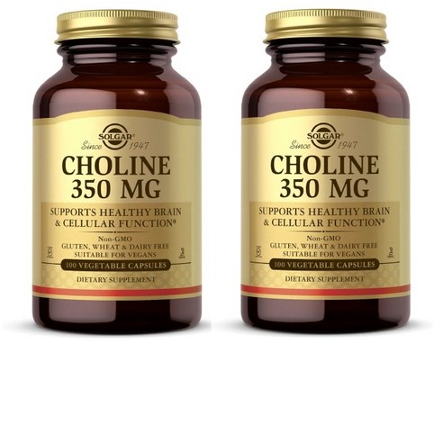 1+1 솔가 콜린 350mg 100캡슐 채식주의자 비건