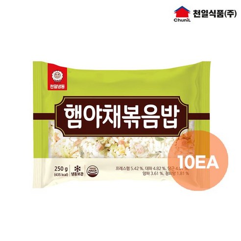 [천일식품] 햄야채볶음밥250g 10봉