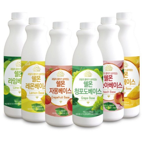 쉘몬 과일농축액 청포도베이스