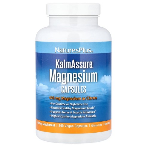네이쳐스플러스 KalmAssure 마그네슘 420mg 베지 캡슐 240정(캡슐 1정당 105mg)