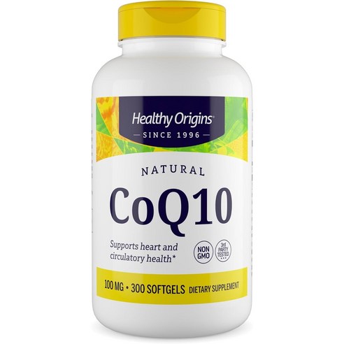 헬시오리진스 내추럴 코엔자임Q10 100mg 소프트젤, 1개, 300정