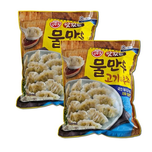 코스트코 오뚜기 맛있는 물만두 2.4kg/냉동 국산돼지고기 부추 떡만두국 명절 반찬 간식 야식