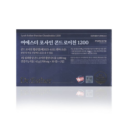 여에스더 포사인 콘드로이친 1200 700mgx60정