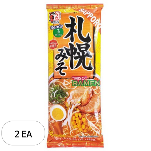 이츠키 삿포로풍 미소 라멘 2인분 186g