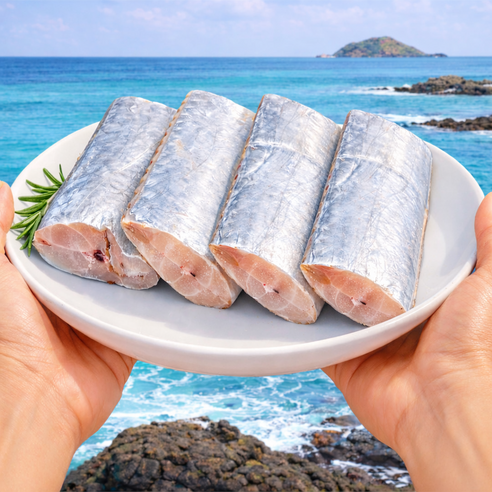 명품 제주 갈치 HACCP인증 손질 토막 은갈치, 1개, 300g 이상 2마리(8토막)