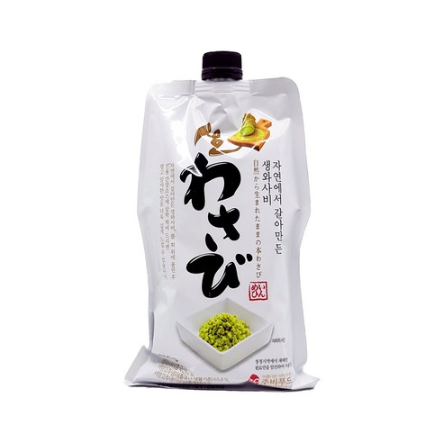 주비푸드 냉장 자연에서 갈아만든 생와사비 750g, 750g, 1개