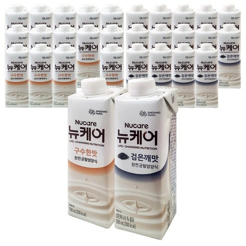 뉴케어 구수한맛 + 검은깨맛 반반 30팩