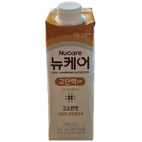 대상웰라이프 뉴케어 하이프로틴 고단백HP 팩 환자식 수술후 식사대용