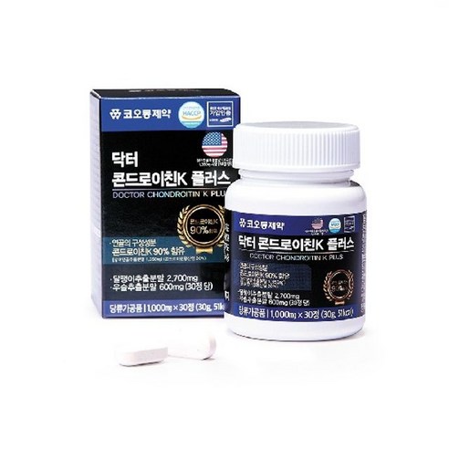코오롱제약 닥터 콘드로이친K 플러스 6개월분