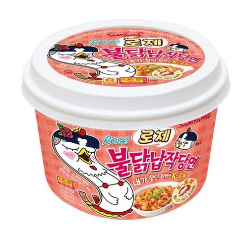 삼양 로제불닭납작당면 169.4g