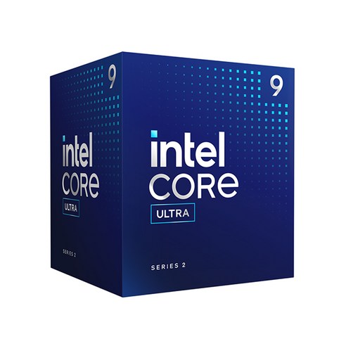 박스 인텔 코어 울트라 9 정품 285 CPU (애로우레이크,LGA1851,쿨러포함)