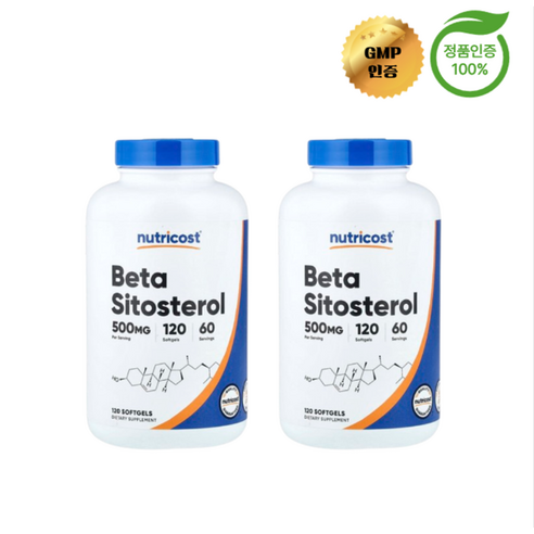 뉴트리코스트 베타 시토스테롤 500mg 소프트젤 Nutricost Beta Sitosterol