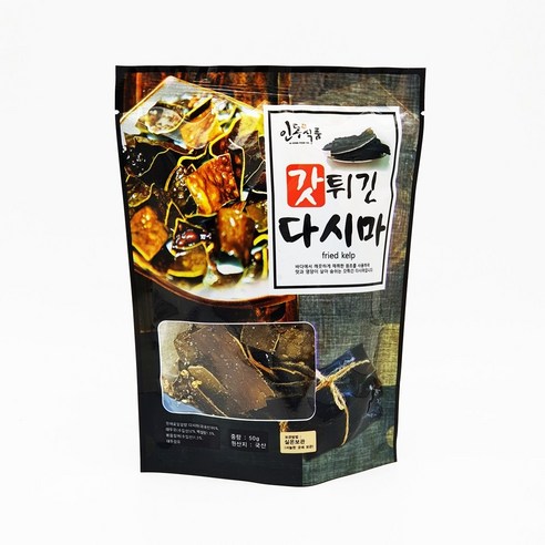 인동식품 갓튀긴 다시마 튀각 튀김, 50g, 15개