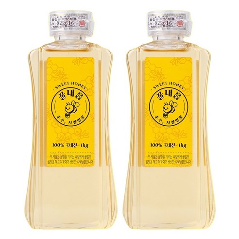 사양벌꿀 꿀내음 업소용 사양꿀 1kg 2개, 2개, 1kg