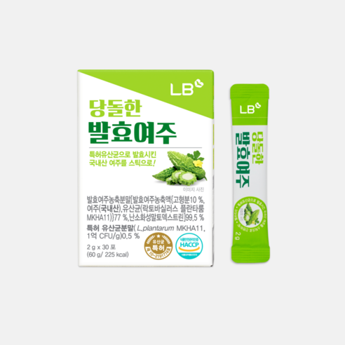 당돌한 발효여주 국내산 고농축 유산균함유 여주분말 스틱