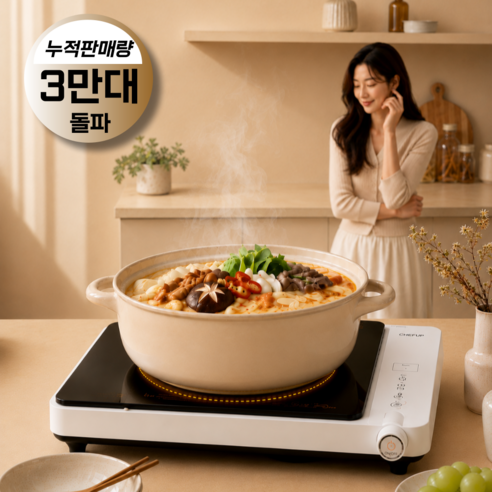 초고화력 저소음 1구 인덕션 전기레인지 가정용 휴대용 모든냄비가능, 일반형, IH 롱스퀘어 인덕션