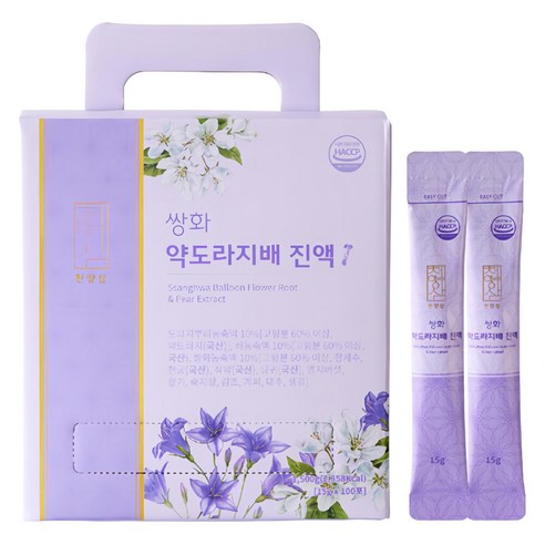 천양삼 쌍화 약도라지배 진액스틱, 15g, 100개입, 1개