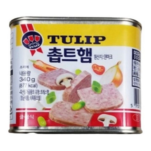 튤립푸드 촙트 햄통조림