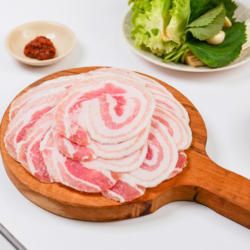 [바른밥상] 냉동 꽃삼겹살 서초갈비 st 듀록 구이용 1.2kg 스킨포장 (400g*3)