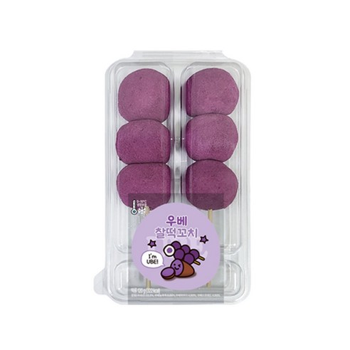 우베찰떡꼬치 120g x 12개, 12개, 120g