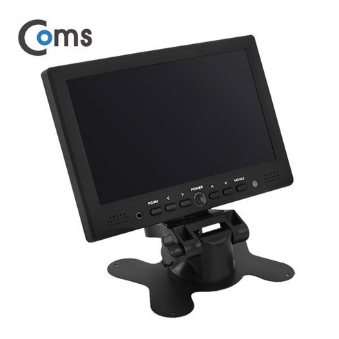 Coms BUA017 7형 미니 LCD 모니터 HDMI RGB 단자, BUA017
