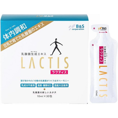 락티스 유산균 생성 액기스 10ml 30포