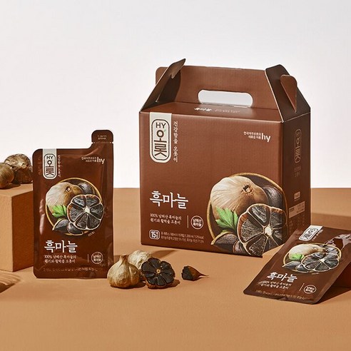 한국야쿠르트(정품) HY 오롯 흑마늘 80ml x 15개입