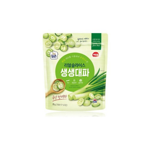 해표 리얼슬라이스 생생대파, 20g, 3개