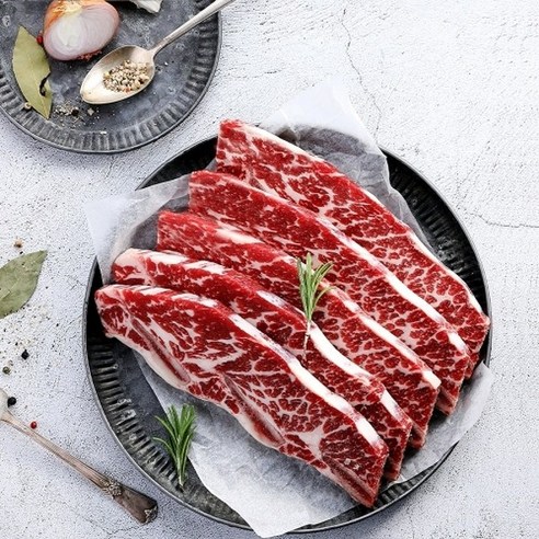 바라던 미국산 꽃갈비를 사용한 기름손질 잘 된 LA갈비1kg x 2팩 총 2kg /일반포장