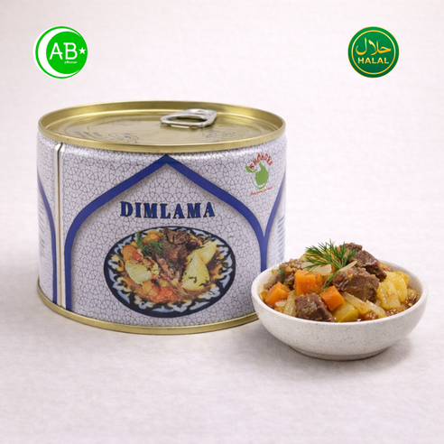 Dimlama Uzbek Meat & Vegetable Stew Halal Ready-to-Eat 딤라마 우즈벡 전통 고기 야채 스튜 | 할랄 즉석식품