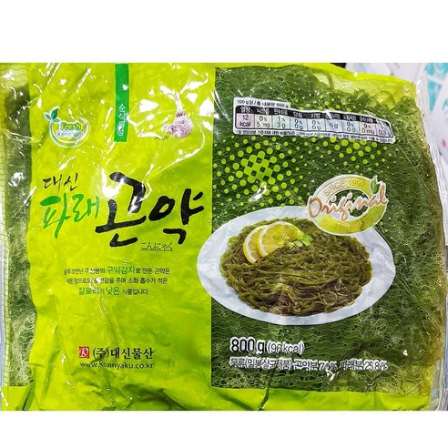 대신 [㈜대신물산] 대신 파래 곤약 800g X 10, 10개, 800g