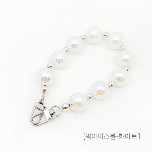 kk story 메탈 체인 가죽 핸드폰 휴대폰 진주 스트랩 줄 숄더 가방 태슬 장식 차 링