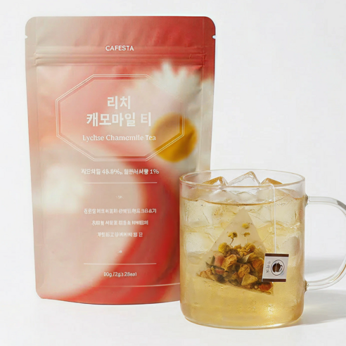 [카페스타] 리치 캐모마일티 이국적인 리치향 편안한 나이트티 숙면차