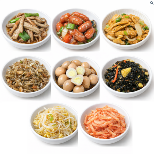건강예찬 8종 균형잡힌 반찬 SET 짜지않고 달지않게 만든 밑반찬