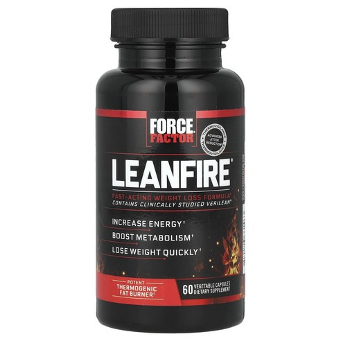 Force Factor LeanFire® 베지 캡슐 60정