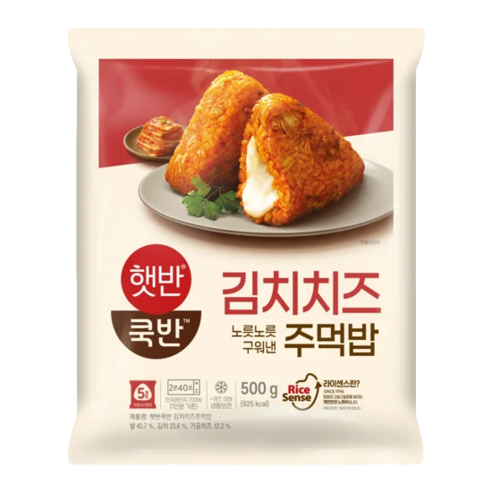 제일제당 [CJ]햇반쿡반 김치치즈주먹밥 500GX3