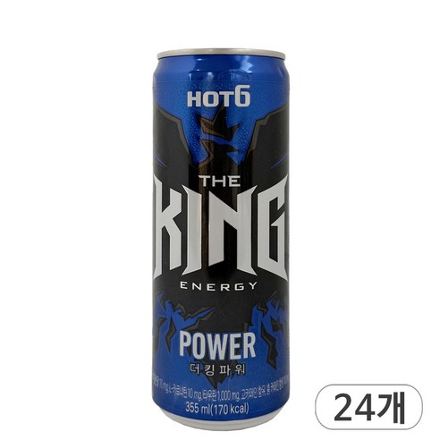 롯데 핫식스 더킹 파워 355ml x24개입