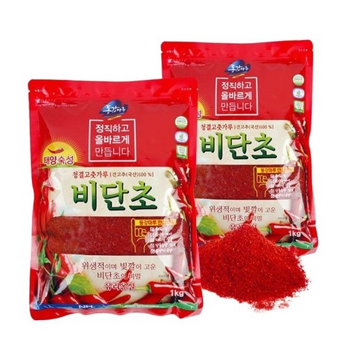 영월농협 직송 동강마루 태양 고춧가루 비단초 25년산