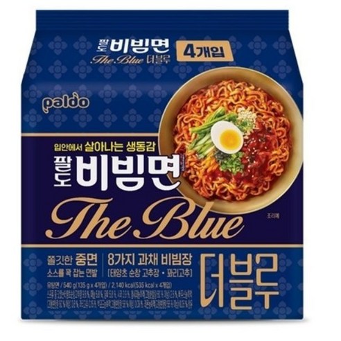 팔도 비빔면 더블루 135g