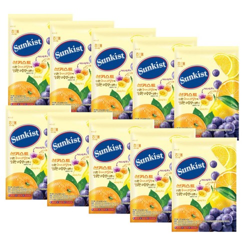 해태 썬키스트캔디 125g 용량UP!