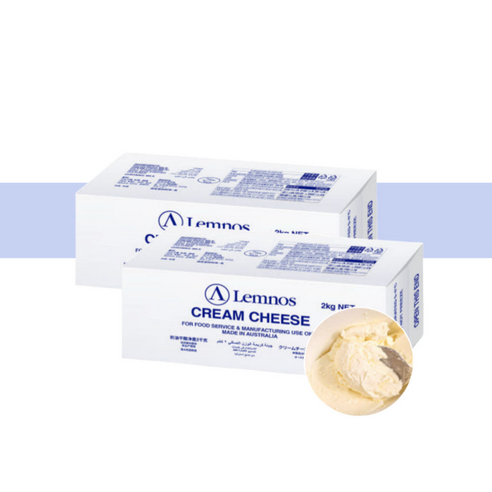 램노스 크림치즈 블럭 2kg 2개, 2개, 2kg