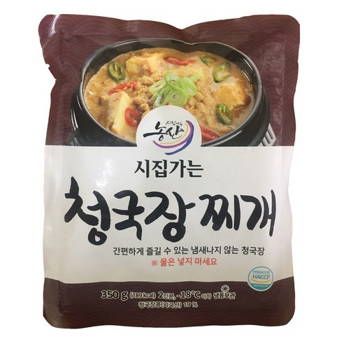 시집가는농산 청국장찌개 350g