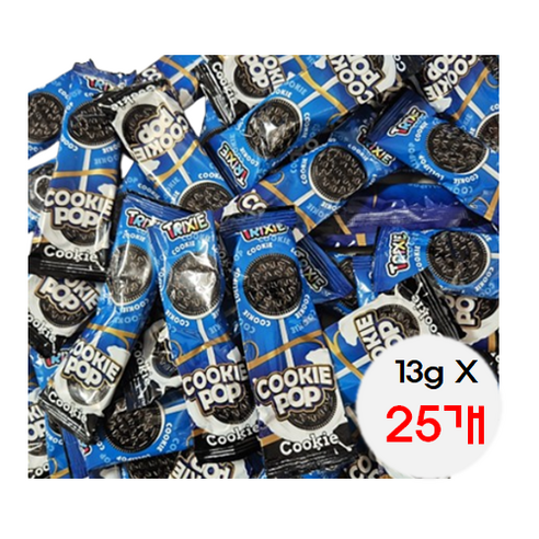 트레프 트릭시 쿠키팝 소분판매, 13g, 25개