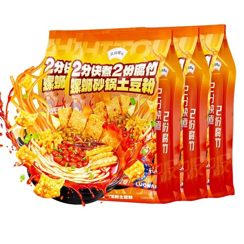 녹색생활관 중국 식품 뤄쓰펀 감자 가루 버전 440g