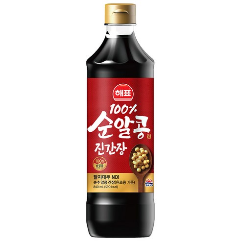 해표 순알콩 진간장, 1개, 840ml